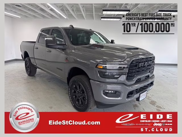 2026 Ceramic Gray Clearcoat Ram 2500 Laramie Night Edition 4X4 Truck