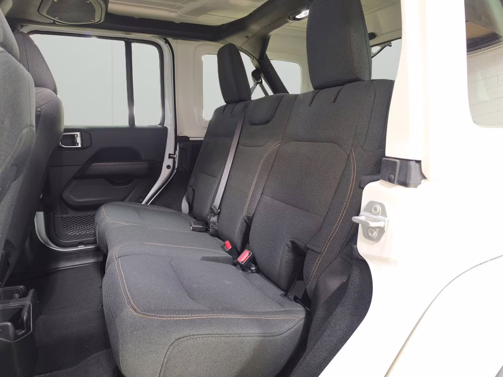 2025 Bright White Clearcoat Jeep Wrangler Sahara 4X4 SUV