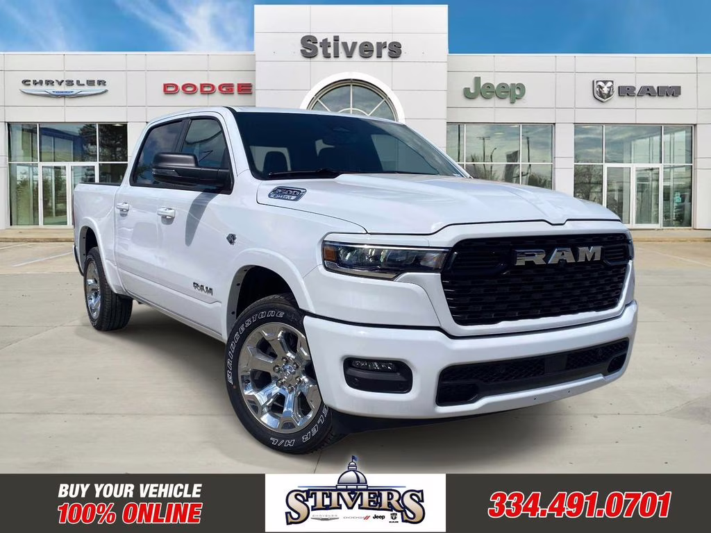 2026 Bright White Clearcoat Ram 1500 Big Horn/Lone Star 4X4 Truck
