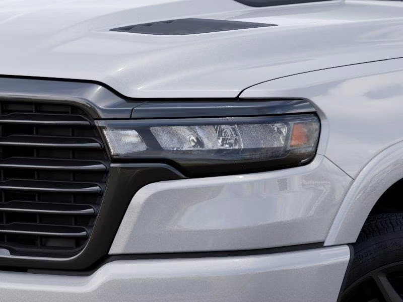 2026 Ivory White Tri-Coat Pearlcoat Ram 1500 Laramie 4X4 Truck