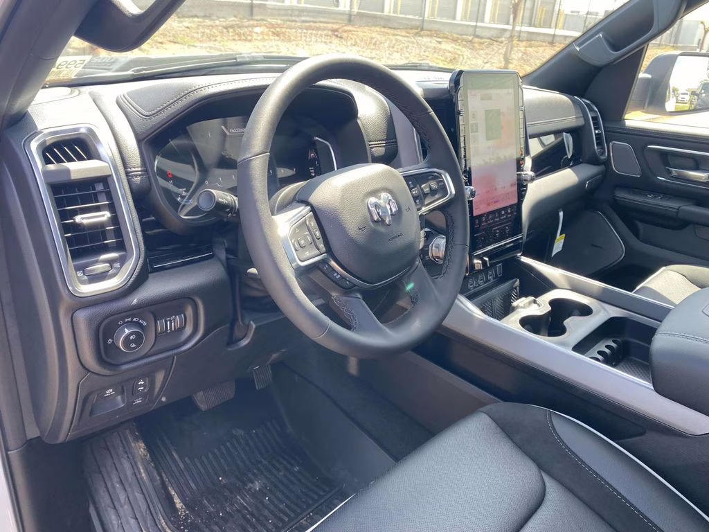 2026 Ivory White Tri-Coat Pearlcoat Ram 1500 Laramie 4X4 Truck