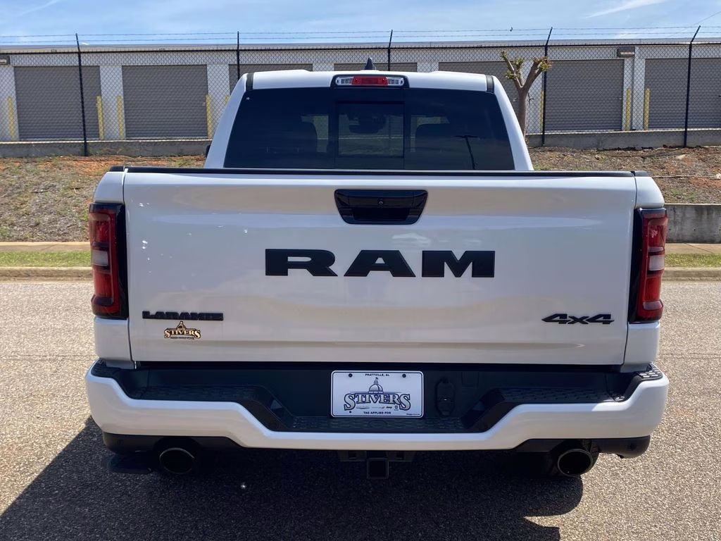 2026 Ivory White Tri-Coat Pearlcoat Ram 1500 Laramie 4X4 Truck