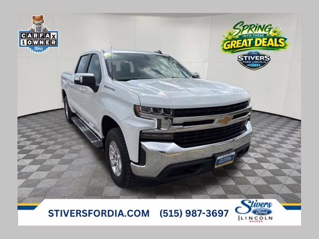 2022 Summit White Chevrolet Silverado 1500 LTD LT 4X4 Truck