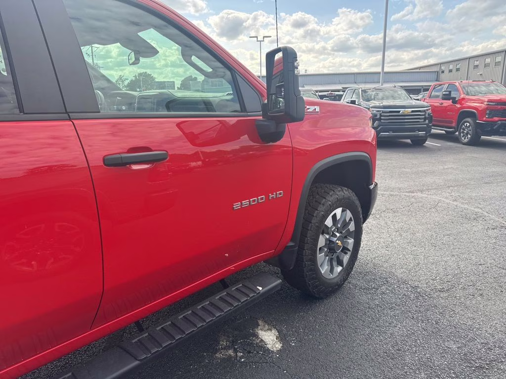 2025 Red Hot Chevrolet Silverado Custom 4X4 Truck