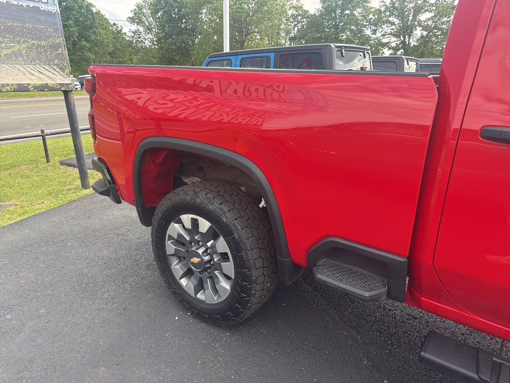 2025 Red Hot Chevrolet Silverado Custom 4X4 Truck