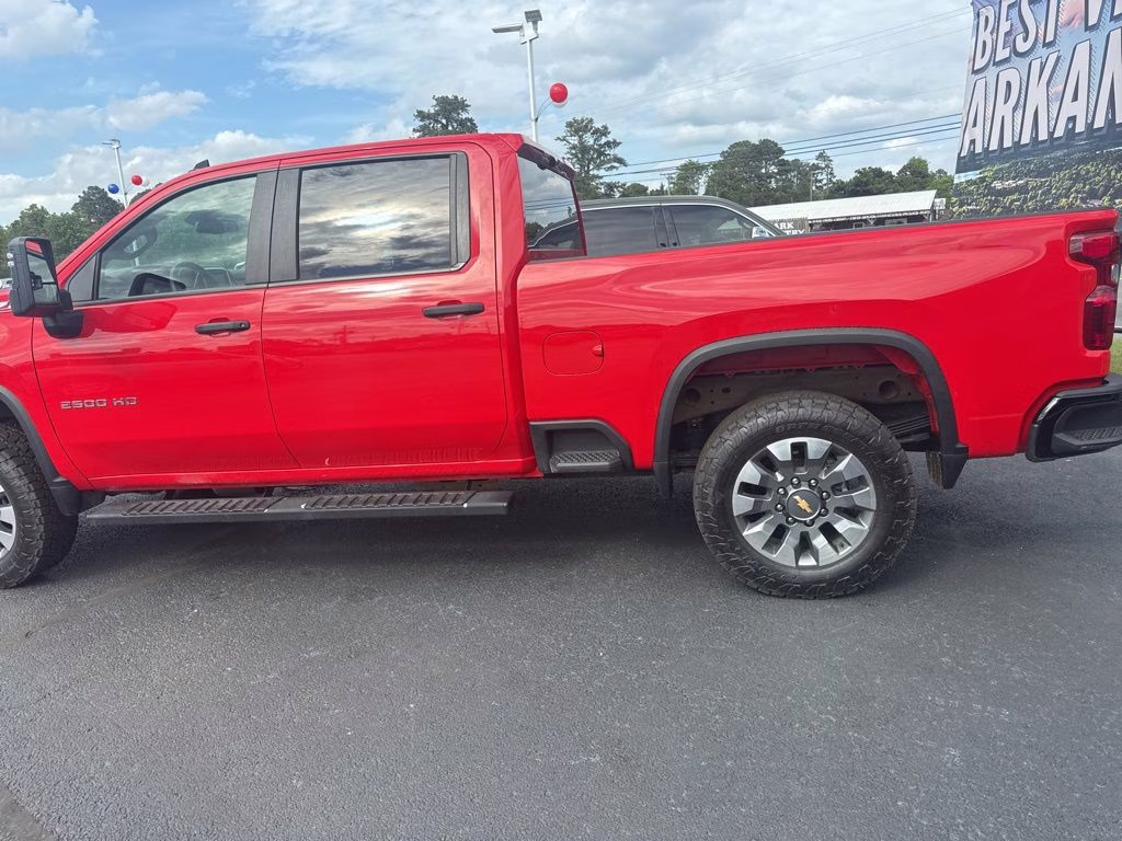 2025 Red Hot Chevrolet Silverado Custom 4X4 Truck