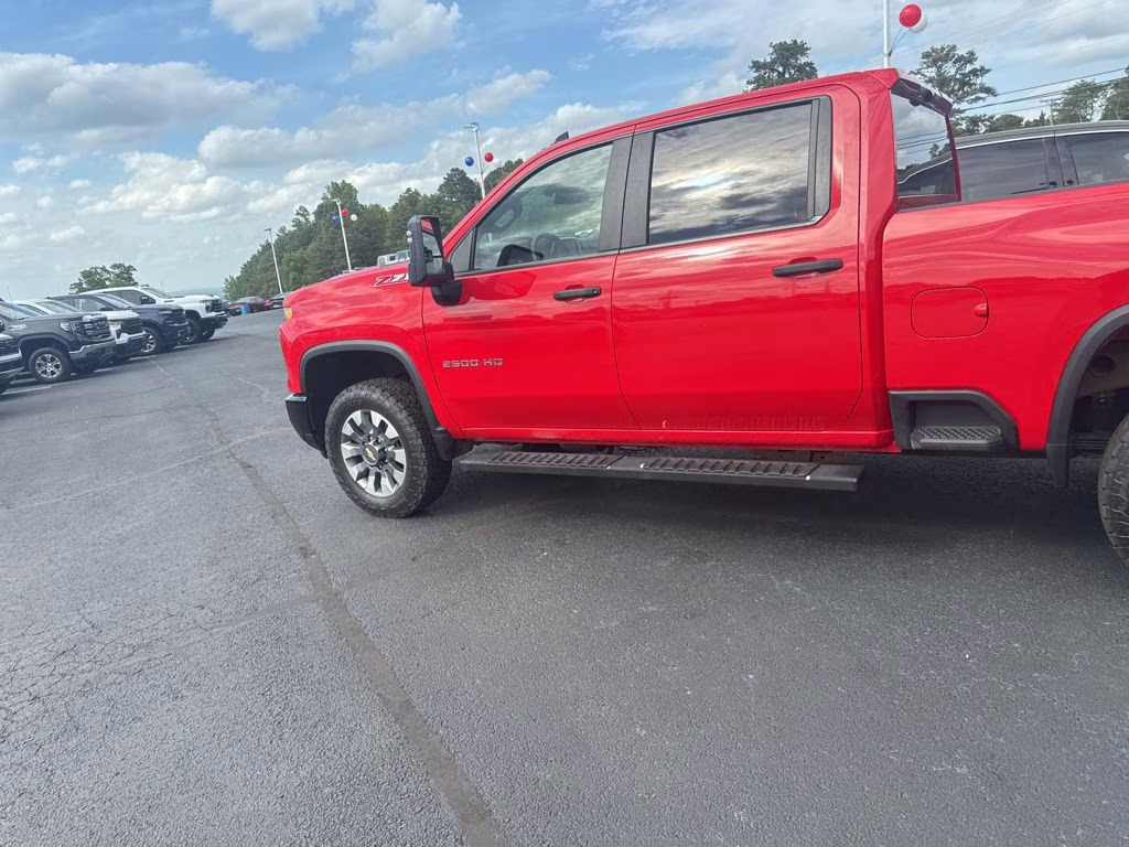 2025 Red Hot Chevrolet Silverado Custom 4X4 Truck