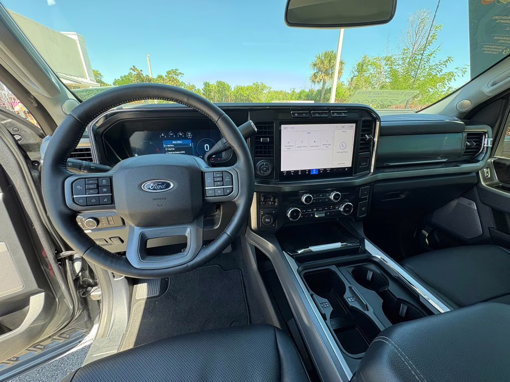 2024 Gray Metallic Ford Super Duty F-350 DRW Lariat 4X4 Truck