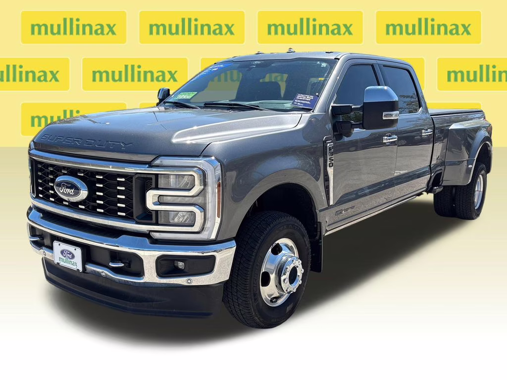 2024 Gray Metallic Ford Super Duty F-350 DRW Lariat 4X4 Truck