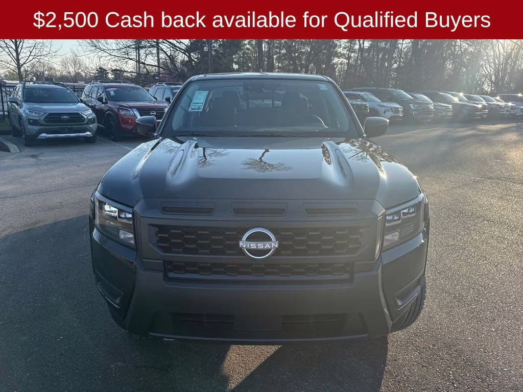 2026 Super Black Nissan Frontier S 4X4 Truck