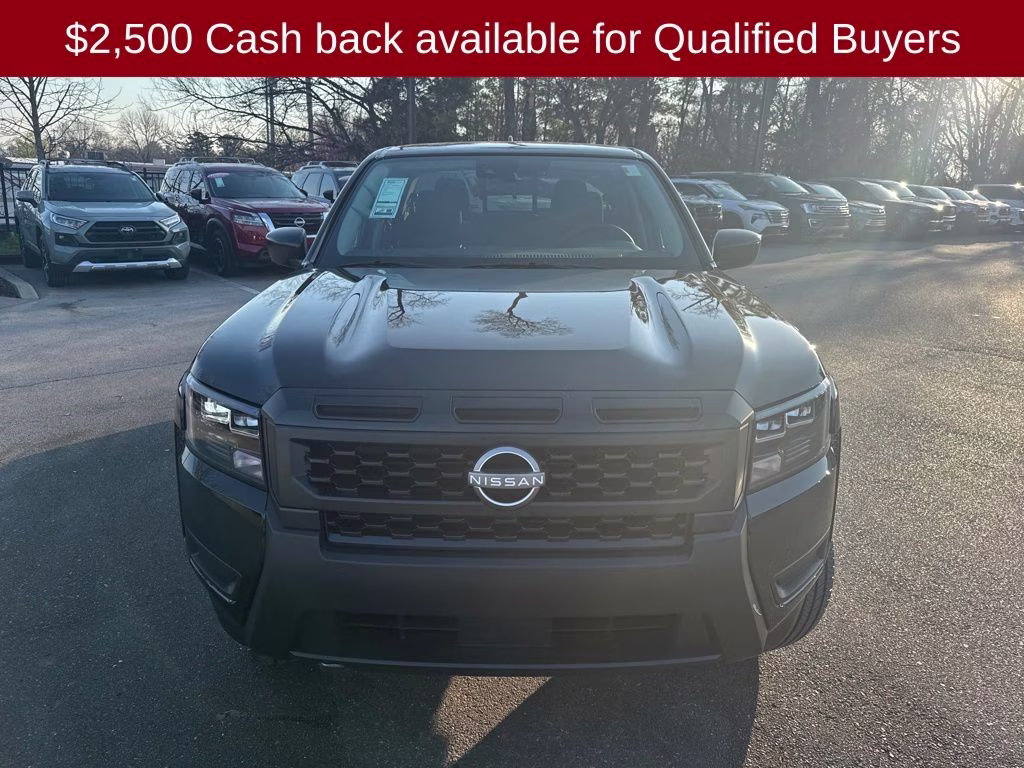 2026 Super Black Nissan Frontier S 4X4 Truck