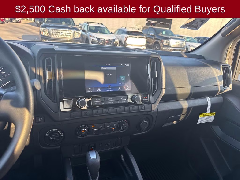 2026 Super Black Nissan Frontier S 4X4 Truck