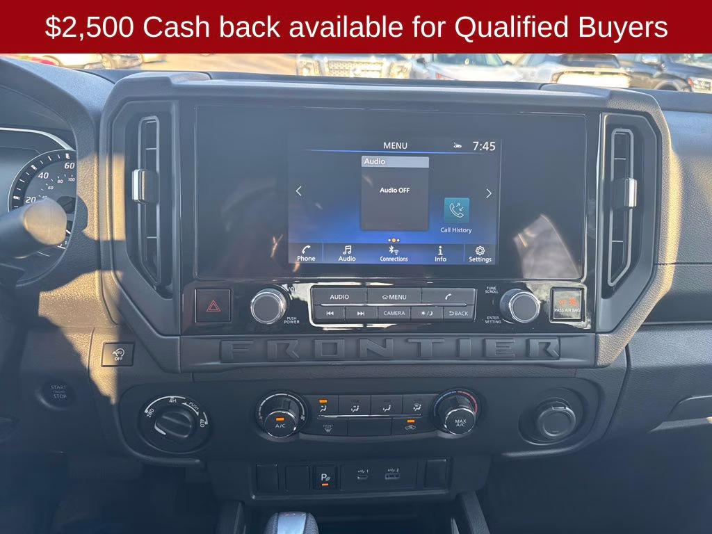 2026 Super Black Nissan Frontier S 4X4 Truck