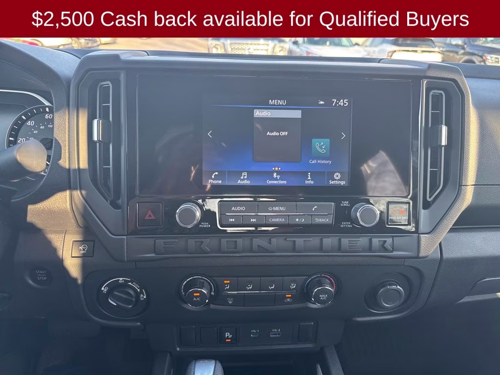 2026 Super Black Nissan Frontier S 4X4 Truck