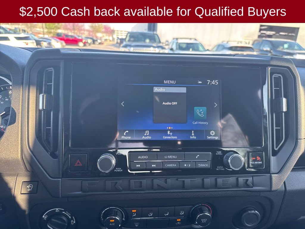 2026 Super Black Nissan Frontier S 4X4 Truck