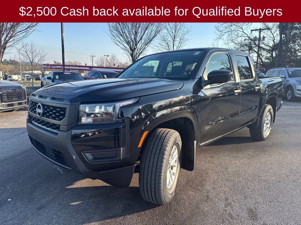 2026 Super Black Nissan Frontier S 4X4 Truck
