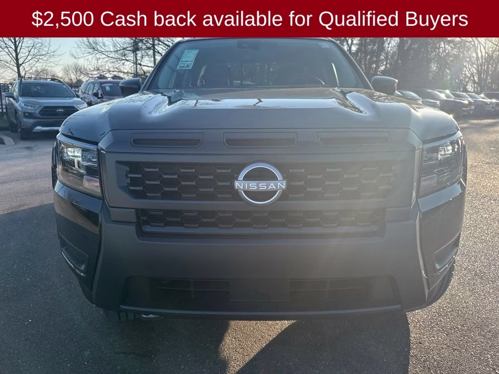 2026 Super Black Nissan Frontier S 4X4 Truck