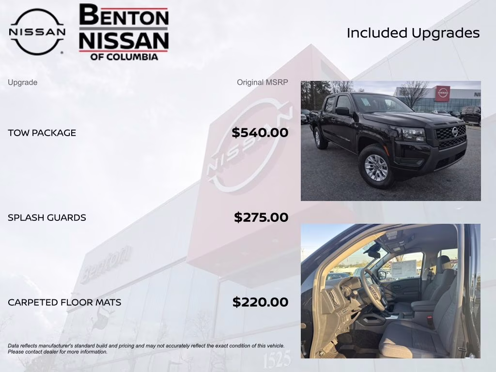 2026 Super Black Nissan Frontier S 4X4 Truck