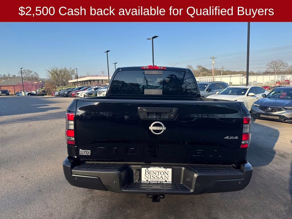 2026 Super Black Nissan Frontier S 4X4 Truck