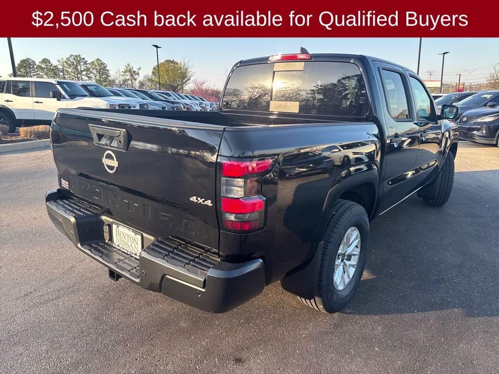 2026 Super Black Nissan Frontier S 4X4 Truck