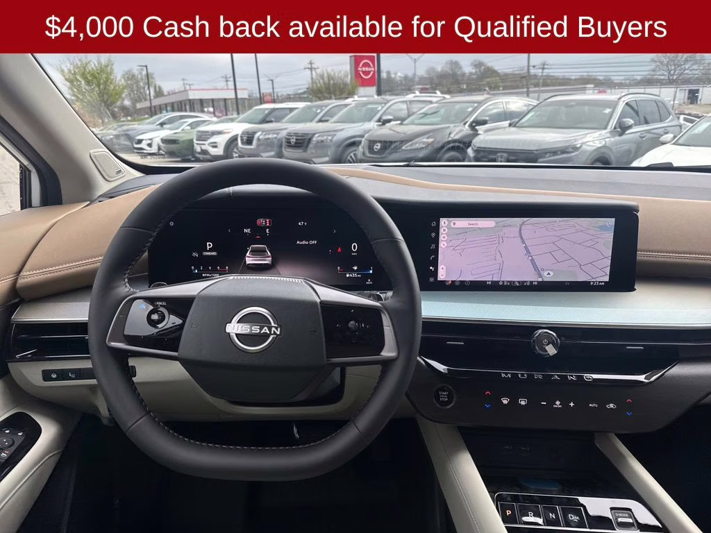 2026 Everest White Pearl/Black Nissan Murano Platinum AWD SUV