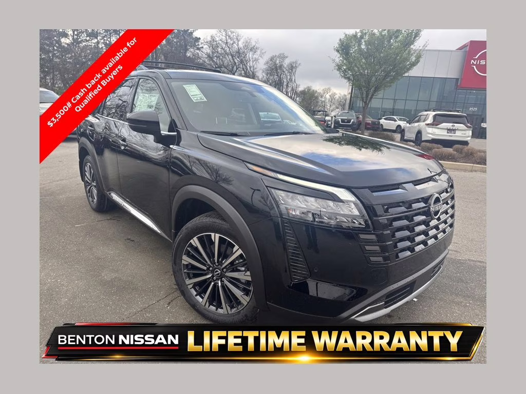 2026 Super Black Nissan Pathfinder Platinum 4X4 SUV
