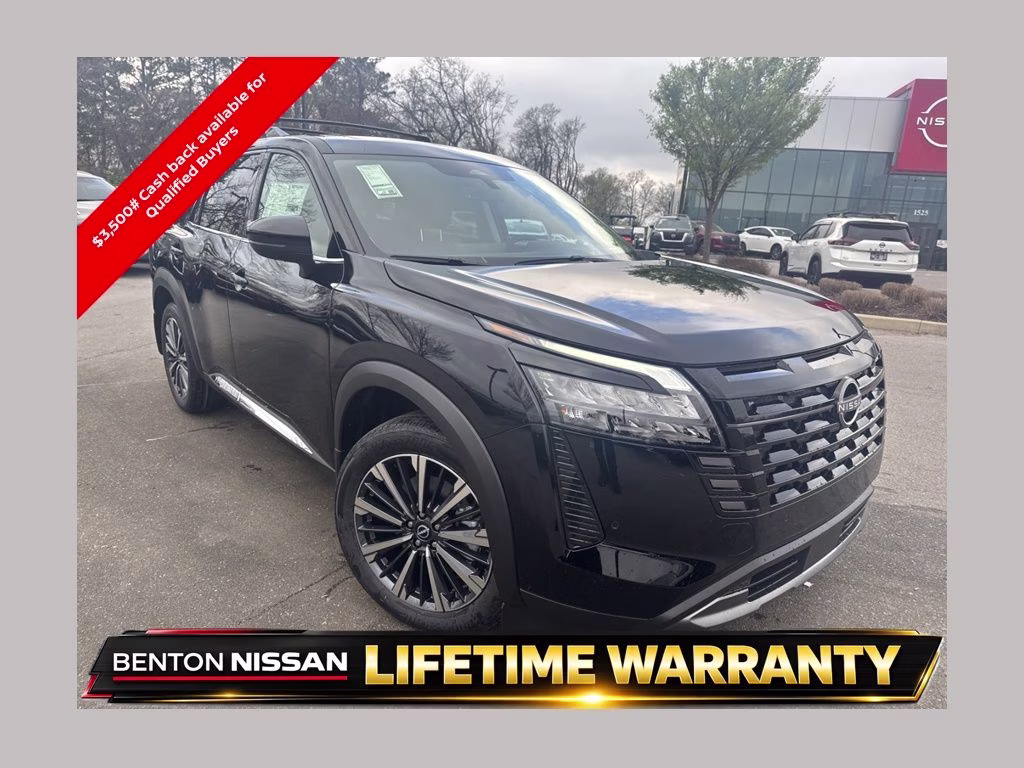 2026 Super Black Nissan Pathfinder Platinum 4X4 SUV