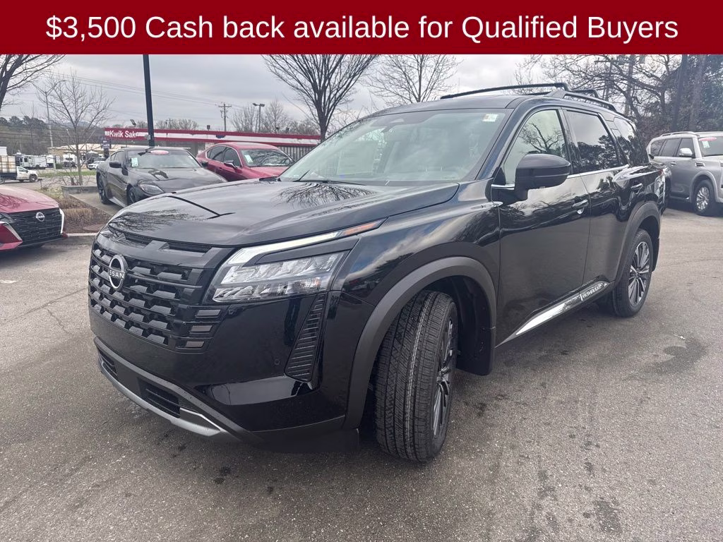 2026 Super Black Nissan Pathfinder Platinum 4X4 SUV