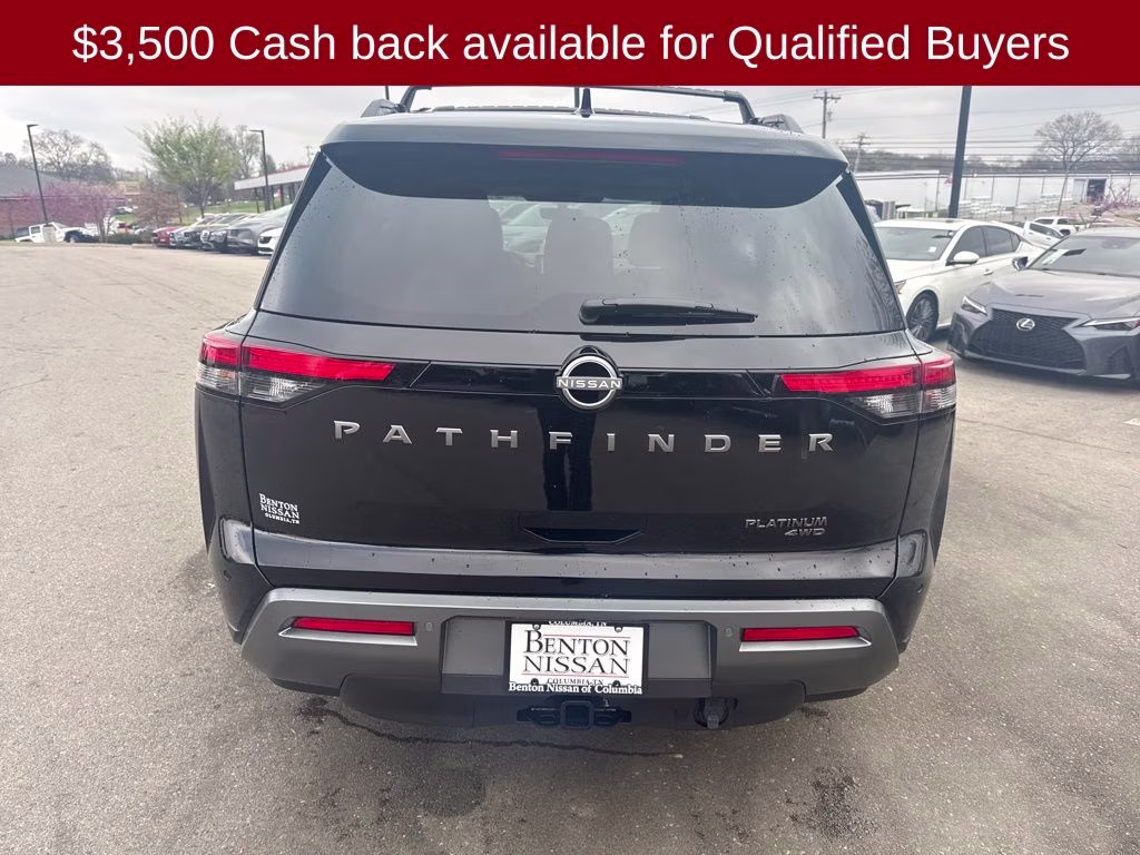 2026 Super Black Nissan Pathfinder Platinum 4X4 SUV