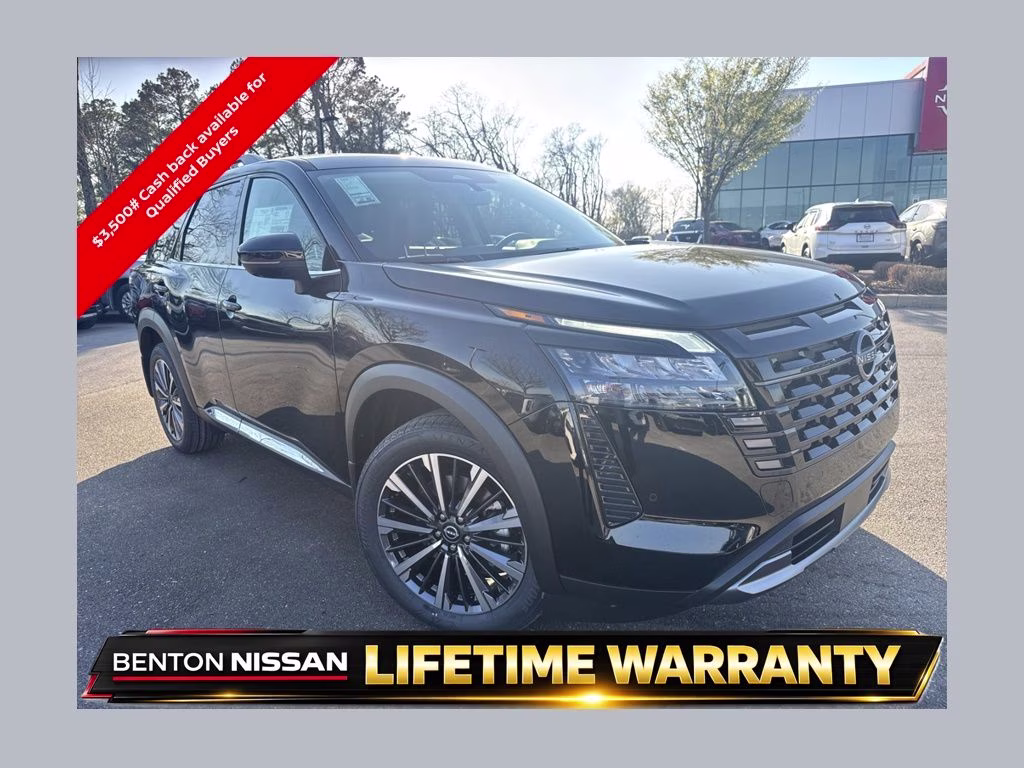 2026 Super Black Nissan Pathfinder Platinum 4X4 SUV