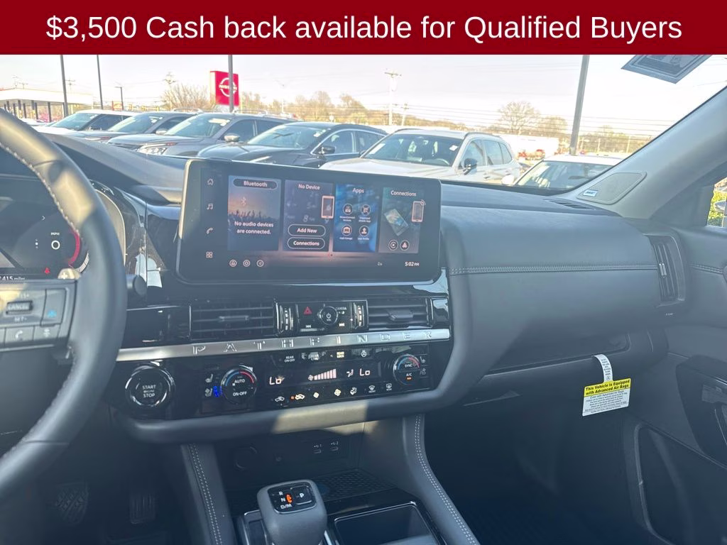 2026 Super Black Nissan Pathfinder Platinum 4X4 SUV
