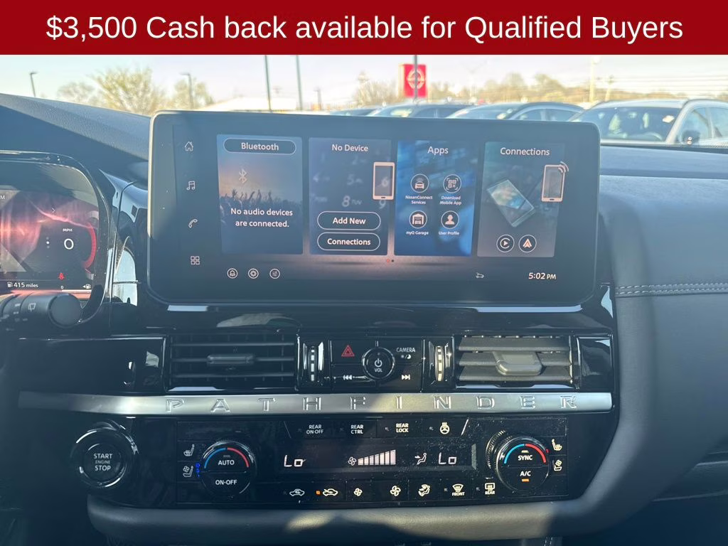 2026 Super Black Nissan Pathfinder Platinum 4X4 SUV