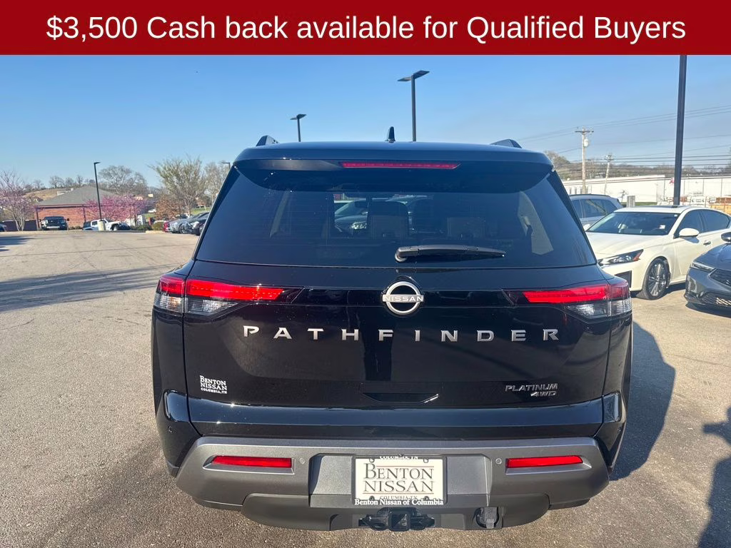 2026 Super Black Nissan Pathfinder Platinum 4X4 SUV