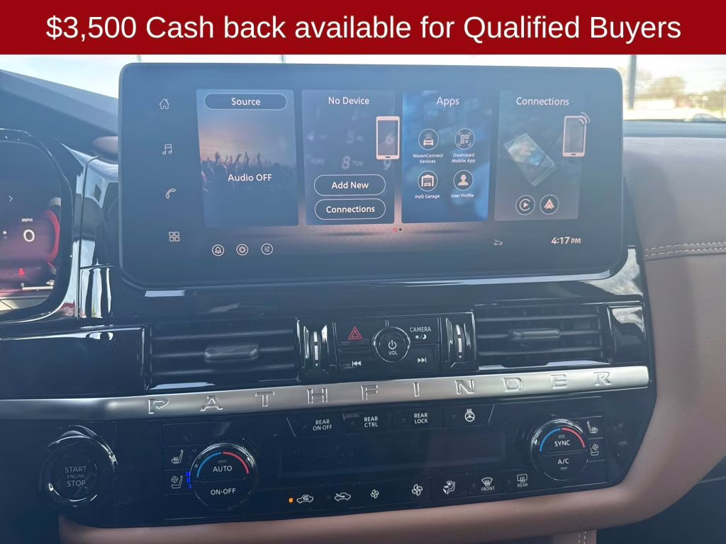 2026 Everest White Pearl Tricoat Nissan Pathfinder Platinum FWD SUV