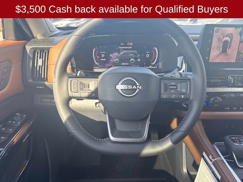 2026 Everest White Pearl Tricoat Nissan Pathfinder Platinum FWD SUV