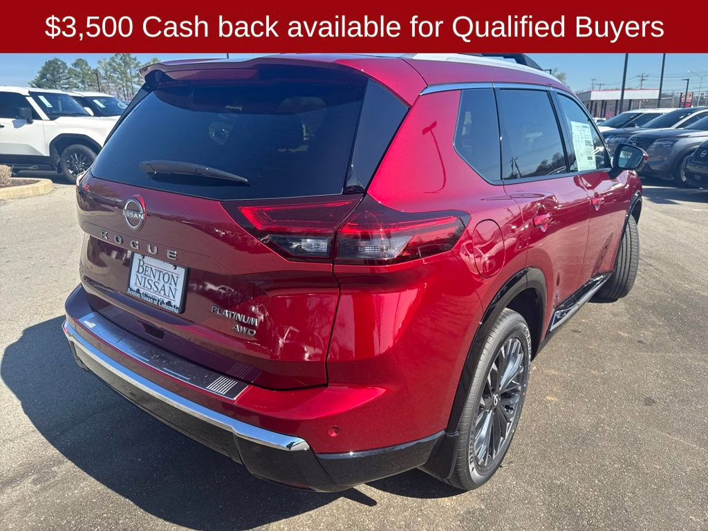 2026 Scarlet Ember Tintcoat Nissan Rogue Platinum AWD SUV