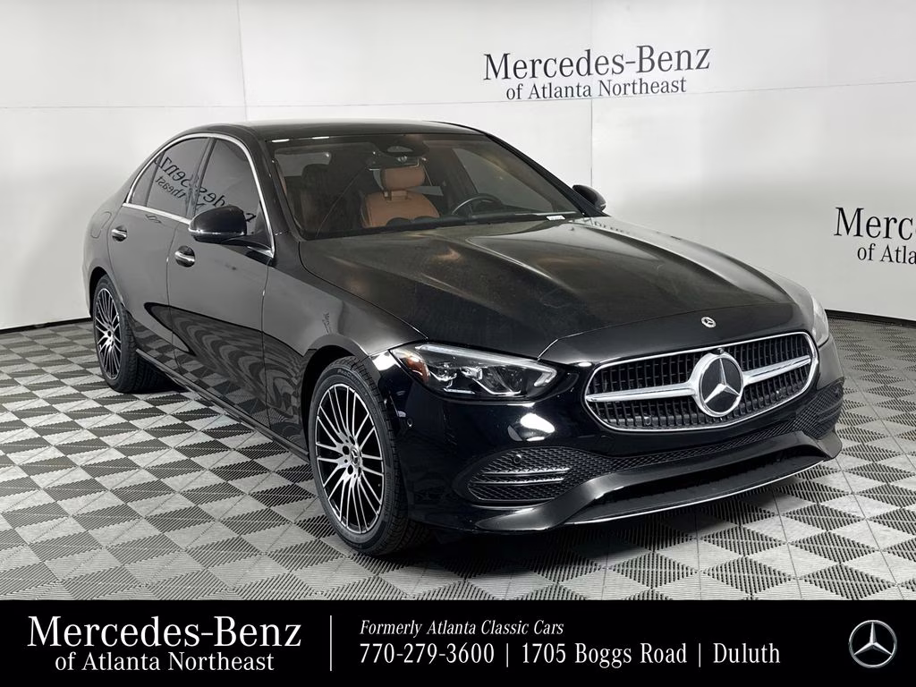 2024 Black Mercedes-Benz C-Class C 300 RWD Sedan