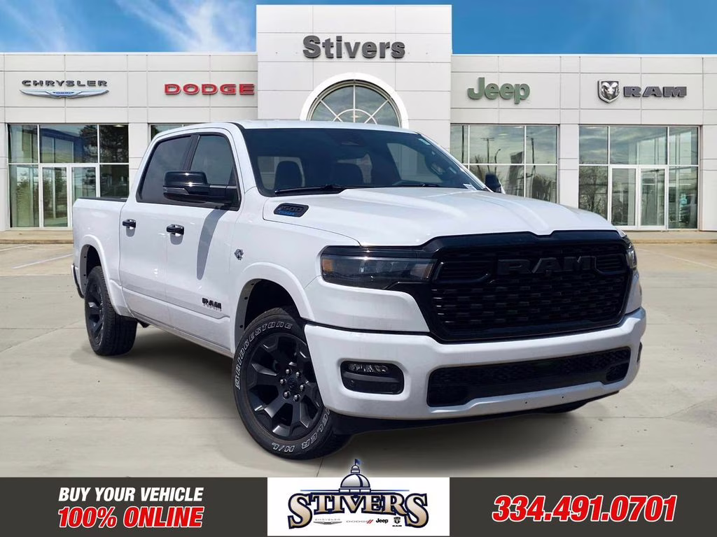 2026 Bright White Clearcoat Ram 1500 Big Horn/Lone Star 4X4 Truck