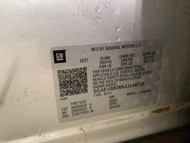 2018 Quicksilver Metallic Buick Enclave Premium Group AWD SUV