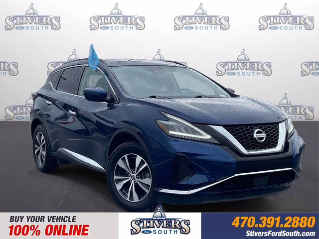 2020 Deep Blue Pearl Nissan Murano SV FWD SUV