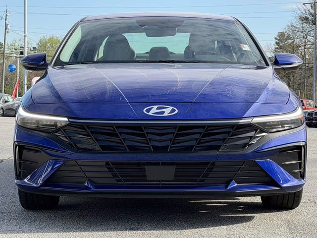 2025 Intense Blue Hyundai Elantra Limited FWD Sedan
