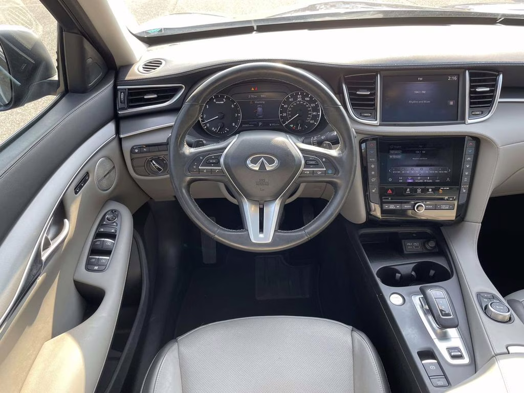 2023 Hermosa Blue INFINITI QX50 LUXE FWD SUV