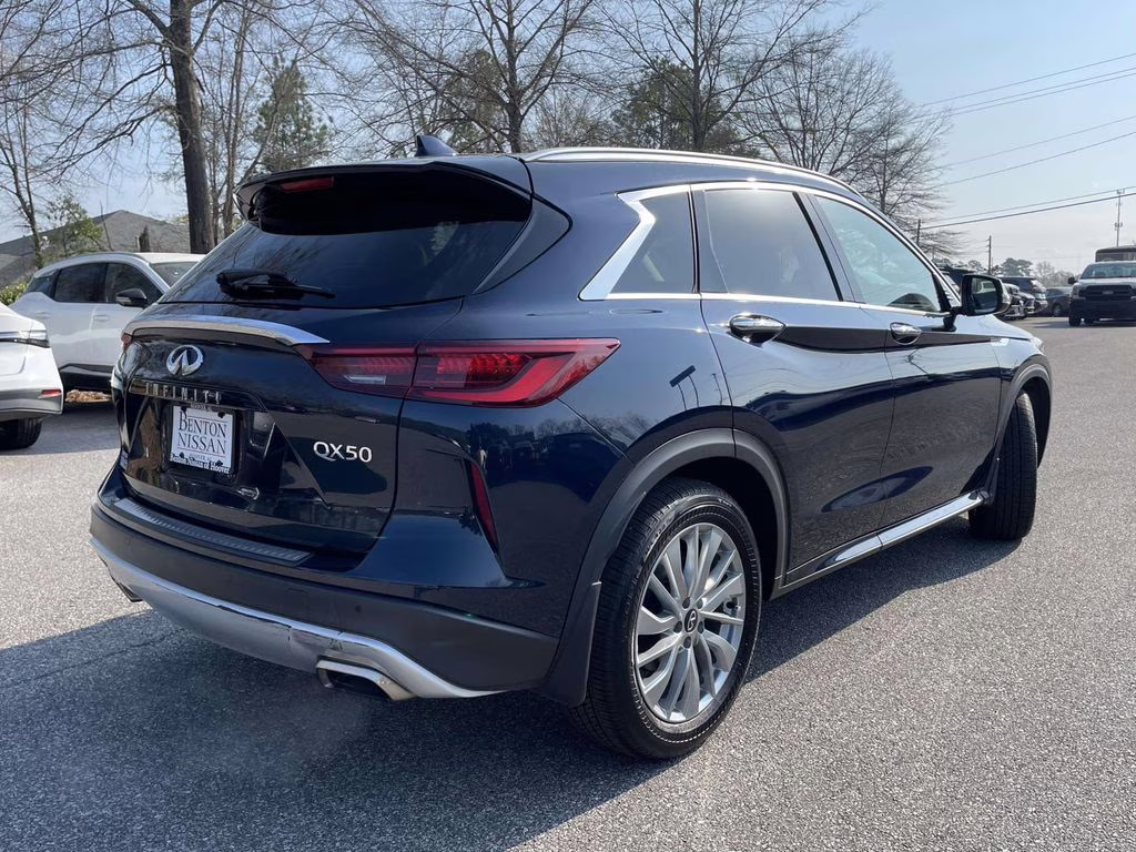 2023 Hermosa Blue INFINITI QX50 LUXE FWD SUV