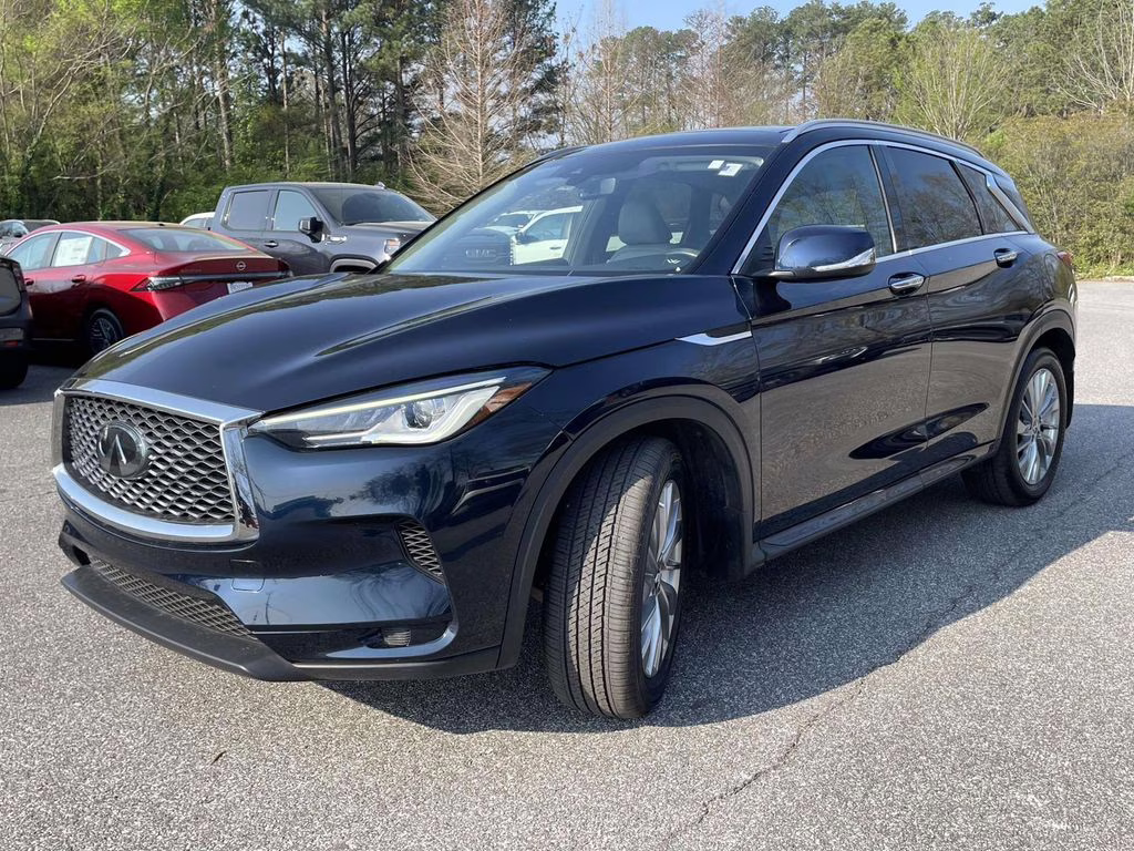 2023 Hermosa Blue INFINITI QX50 LUXE FWD SUV