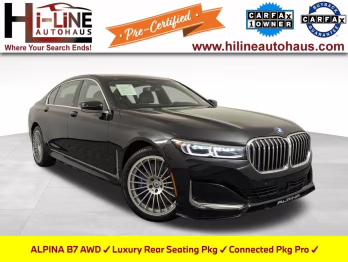 2022 Black Sapphire Metallic BMW 7 Series ALPINA B7 xDrive AWD Sedan