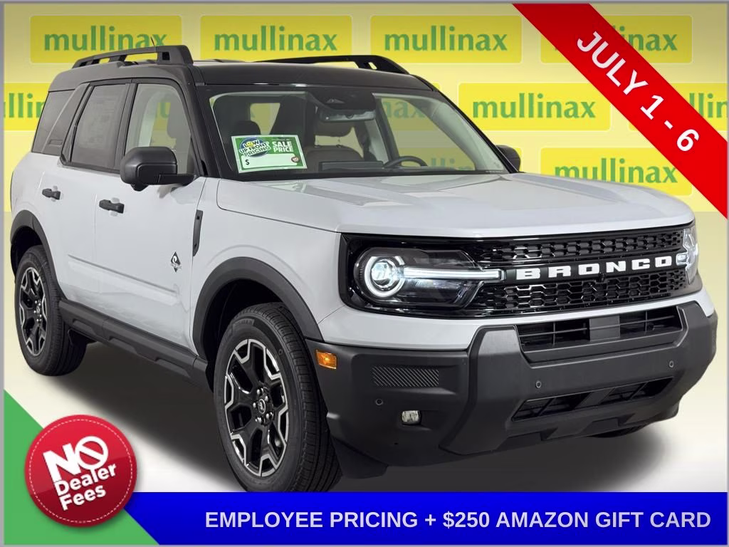 2026 Space White Metallic Ford Bronco Sport Outer Banks 4X4 SUV