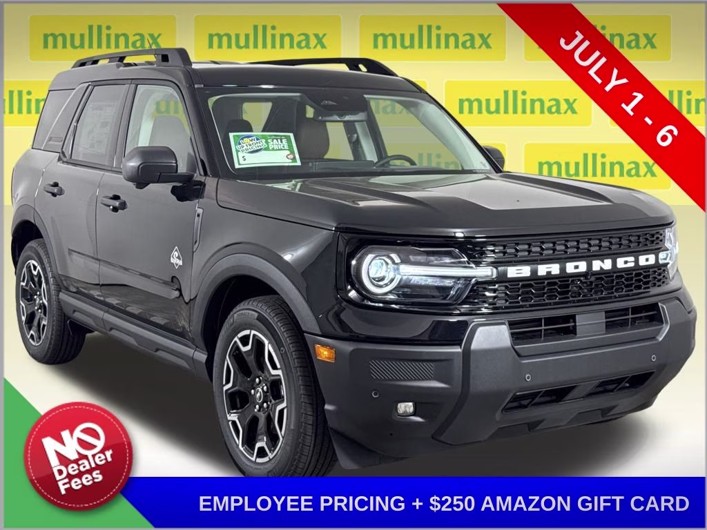 2026 Shadow Black Ford Bronco Sport Outer Banks 4X4 SUV