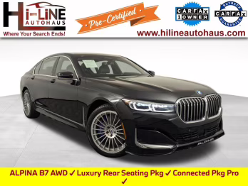 2022 Black Sapphire Metallic BMW 7 Series ALPINA B7 xDrive AWD Sedan