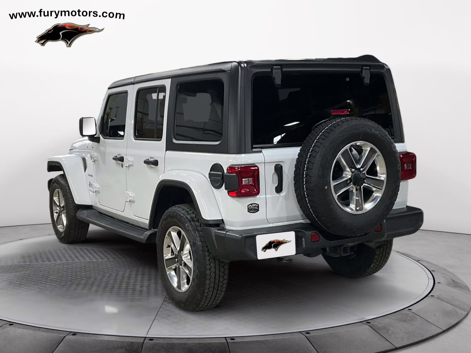 2021 Bright White Clearcoat Jeep Wrangler Unlimited Sahara 4X4 SUV