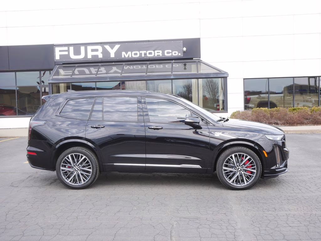 2025 Stellar Black Metallic Cadillac XT6 Sport AWD SUV